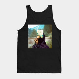 Abstract female portrait Tank Top